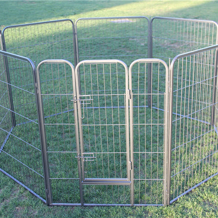YES4PETS 120 cm Heavy Duty Pet Dog Cat Rabbit Exercise Playpen Puppy Rabbit Fence.