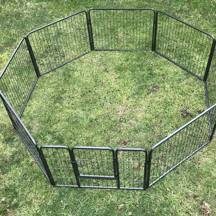 YES4PETS 60 cm Heavy Duty Pet Dog Puppy Cat Rabbit Exercise Playpen Fence With Cover.