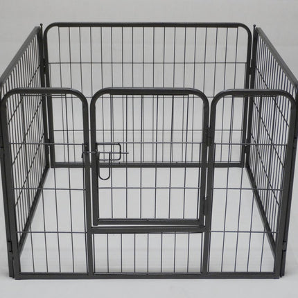 YES4PETS 4 Panel 80 cm Heavy Duty Pet Dog Puppy Cat Rabbit Exercise Playpen Fence Extension.