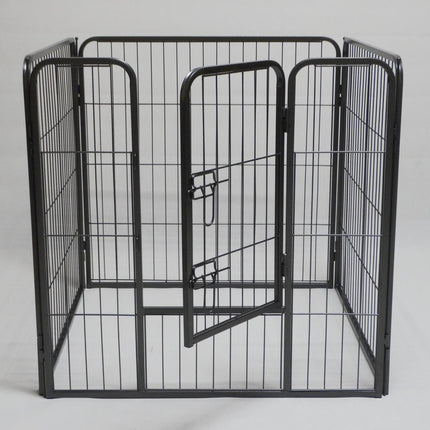 YES4PETS 4 Panel 80 cm Heavy Duty Pet Dog Puppy Cat Rabbit Exercise Playpen Fence Extension.