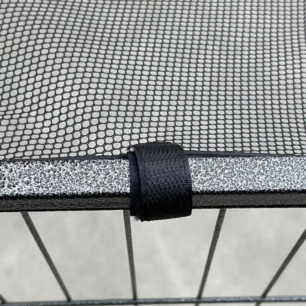 YES4PETS 80 cm Heavy Duty Pet Dog Puppy Cat Rabbit Exercise Playpen Fence With Cover.