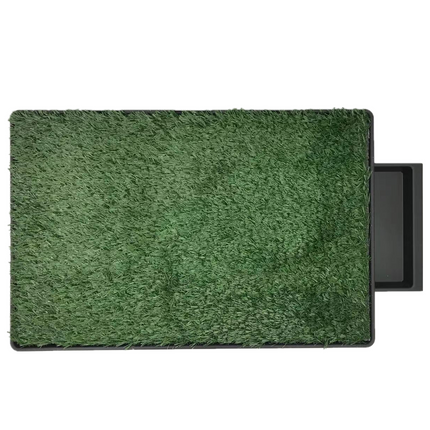 YES4PETS XL Indoor Dog Puppy Toilet Grass Potty Training Mat Loo Pad pad with 2 grass.