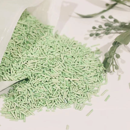 YES4PETS Matcha 16KG Biodegradable Flushable Clumping Cat Tofu Eco Litter.