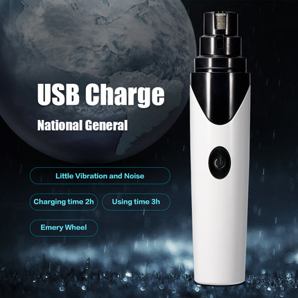 YES4PETS Electric Pet Dog Cat Quiet Nail Grinder Clipper Cutter Trimmer Grooming Care.