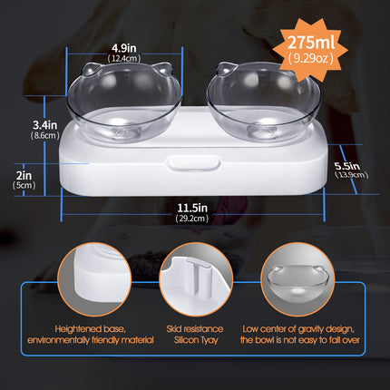 YES4PETS Pet Bowl Water Bowls Portable Anti Slip Skid Feeder Dog Rabbit Cat.