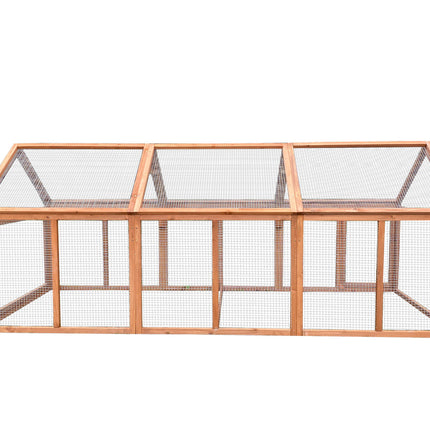 YES4PETS 250 CM Large Chicken Coop Run Guinea Pig Cage Villa Extension Rabbit Hutch House Pen.