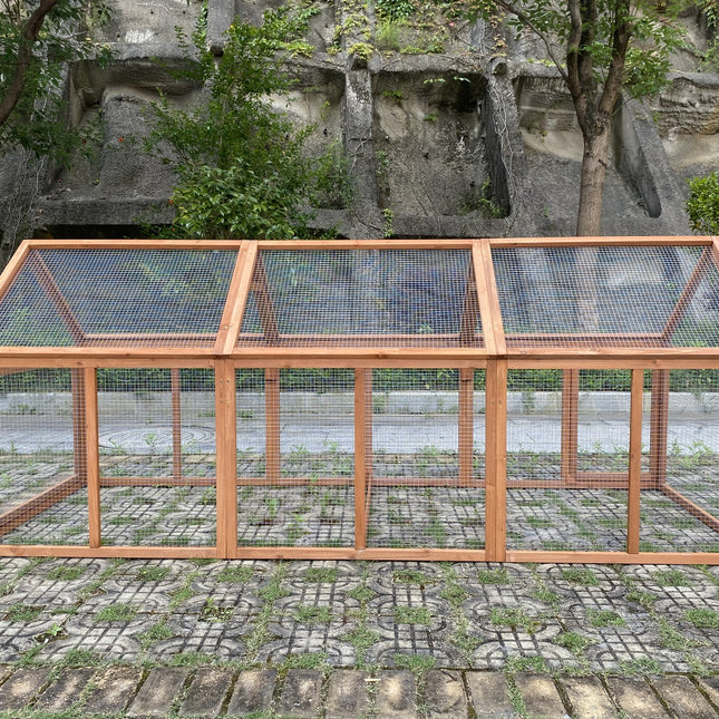 YES4PETS 250 CM Large Chicken Coop Run Guinea Pig Cage Villa Extension Rabbit Hutch House Pen.