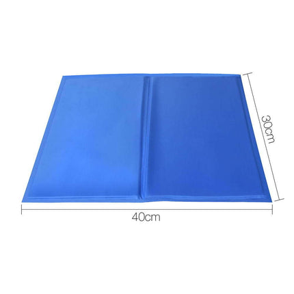 Small Pet Cool Gel Mat Dog Cat Bed Non-Toxic Cooling Dog Summer Pad 30 x 40 cm.