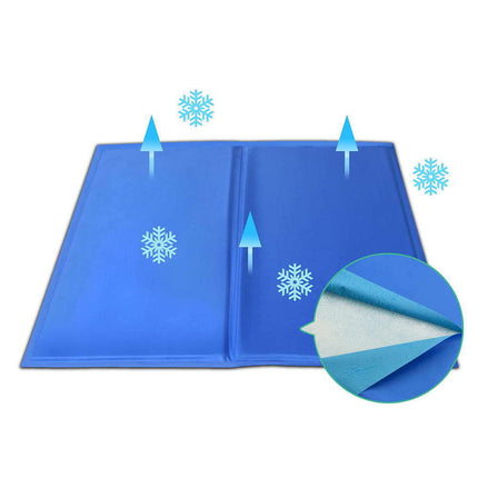 Small Pet Cool Gel Mat Dog Cat Bed Non-Toxic Cooling Dog Summer Pad 30 x 40 cm.