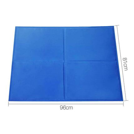 XXL Pet Cool Gel Mat Dog Cat Bed Non-Toxic Cooling Dog Summer Pad 80 x 95 cm.