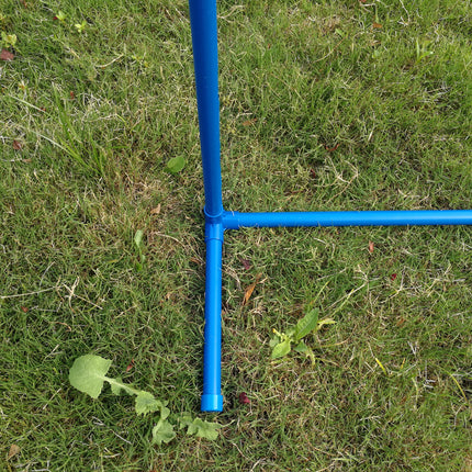 YES4PETS Portable Dog Puppy Training Practice Weave Poles Agility Post Set.