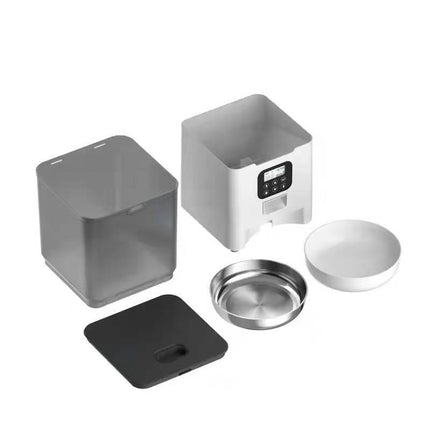YES4PETS 5.6L Visible Automatic Digital Pet Dog Cat Feeder Food Bowl Dispenser.