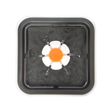 YES4PETS Automatic Electric Pet Water Fountain Dog Cat Water Feeder Bowl Dispenser W LED Black.