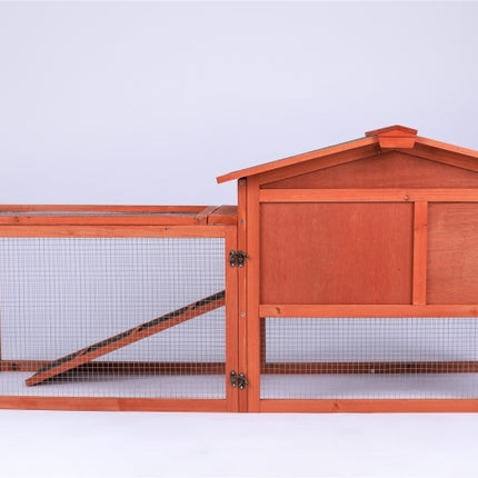 YES4PETS Rabbit Hutch Metal Run Wooden Cage Guinea Pig Cage House.