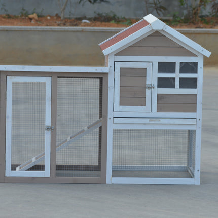 YES4PETS Rabbit Hutch Small  Ferret Guinea Pig Cage Hen Chook Cat Kitten House.