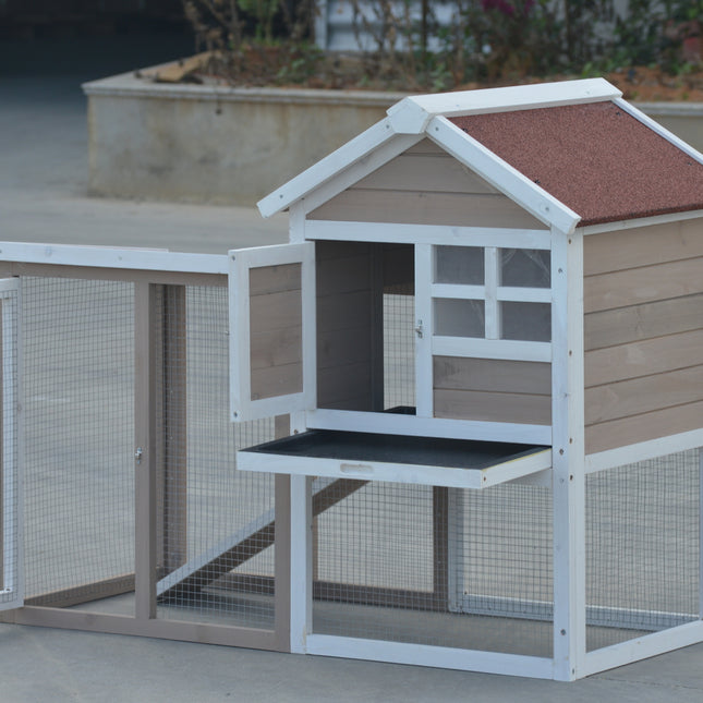 YES4PETS Rabbit Hutch Small  Ferret Guinea Pig Cage Hen Chook Cat Kitten House.