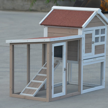 YES4PETS Rabbit Hutch Small  Ferret Guinea Pig Cage Hen Chook Cat Kitten House.