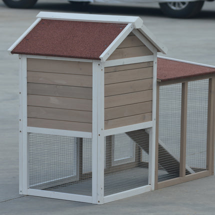 YES4PETS Rabbit Hutch Small  Ferret Guinea Pig Cage Hen Chook Cat Kitten House.