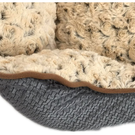 Medium Washable Soft Pet Dog Cat Bed Cushion Mattress-Grey.