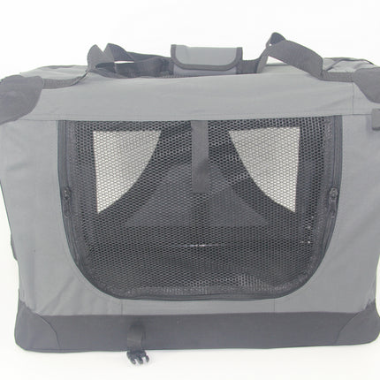 YES4PETS XXXL Portable Foldable Pet Dog Cat Puppy Soft Crate-Grey.