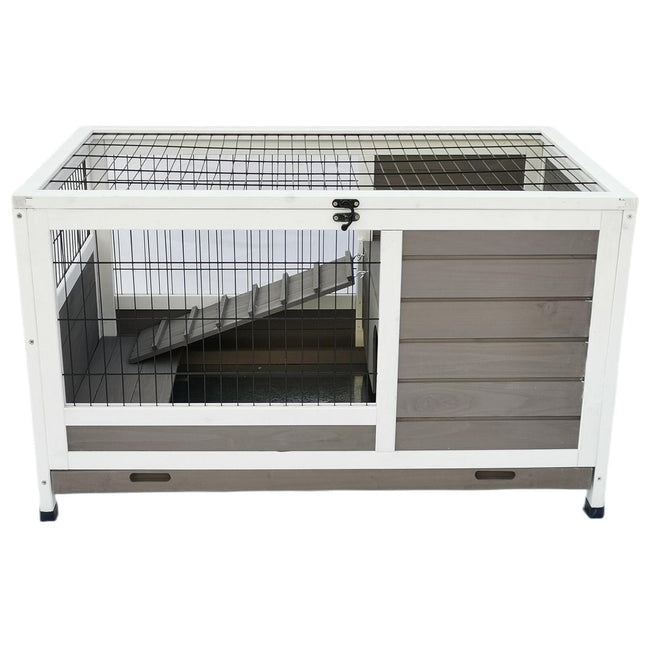 YES4PETS Rabbit Hutch Cat House Cage Guinea Pig Ferret Cage.