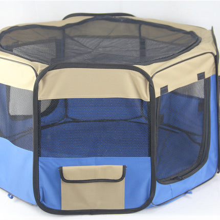 YES4PETS Medium Blue Pet Dog Cat Dogs Puppy Rabbit Tent Soft Playpen.