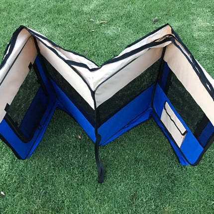 YES4PETS Medium Blue Pet Dog Cat Dogs Puppy Rabbit Tent Soft Playpen.