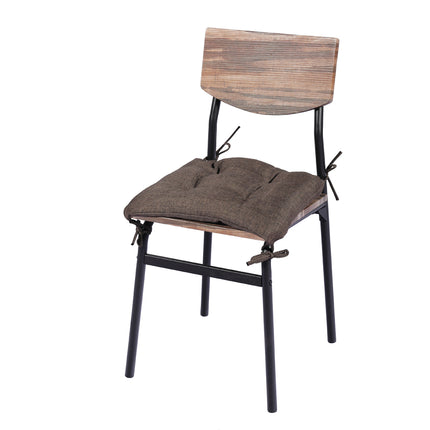 YES4HOMES 5 Piece Kitchen Dining Room Table and Chairs Furniture With Cushion Mat.