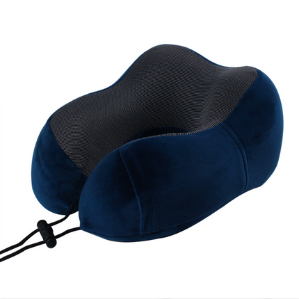 U-shaped Travel Memory Foam Rebound Pillow Sleeping Pad Neck Support Headrest.