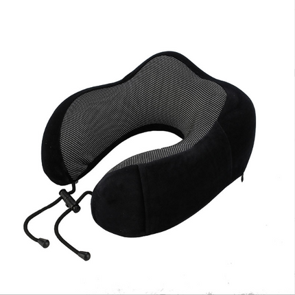 U-shaped Travel Memory Foam Rebound Pillow Sleeping Pad Neck Support Headrest.