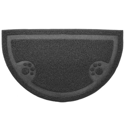 YES4PETS 2 x Pet Food Bowl Placemat Waterproof Leakproof Rubber Feeder Mat Non Slip Floor.