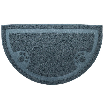 YES4PETS 2 x Pet Food Bowl Placemat Waterproof Leakproof Rubber Feeder Mat Non Slip Floor.
