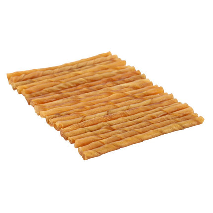 6 x Bags Natural Beef Rawide Bones Stick Chews Long Lasting Dog Treat Adult Puppy Food.