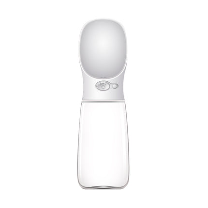 YES4PETS 550ml Portable Pet Dog Puppy Cat Drinking Mug Water Feeder Bottle Valve Travel Bottle White.
