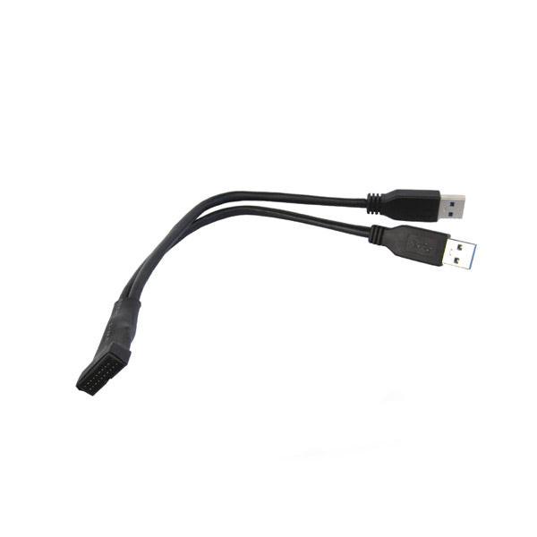 USB 3.0 internal Female to external USB 3.0 port cable.