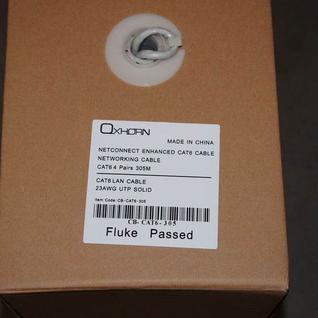 OXHORN CB-CAT6-305 Network Cable Cat6 305m Roll