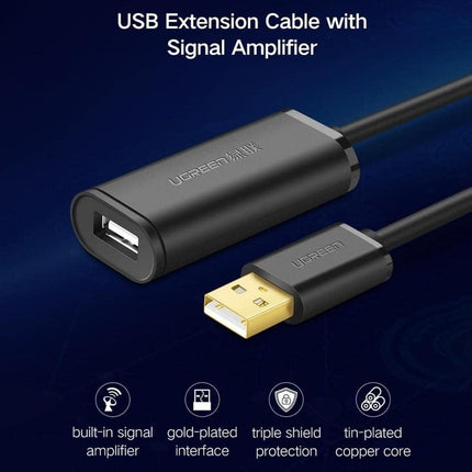 UGREEN 10321 USB 2.0 Active Extension Cable with Chipset 10M.