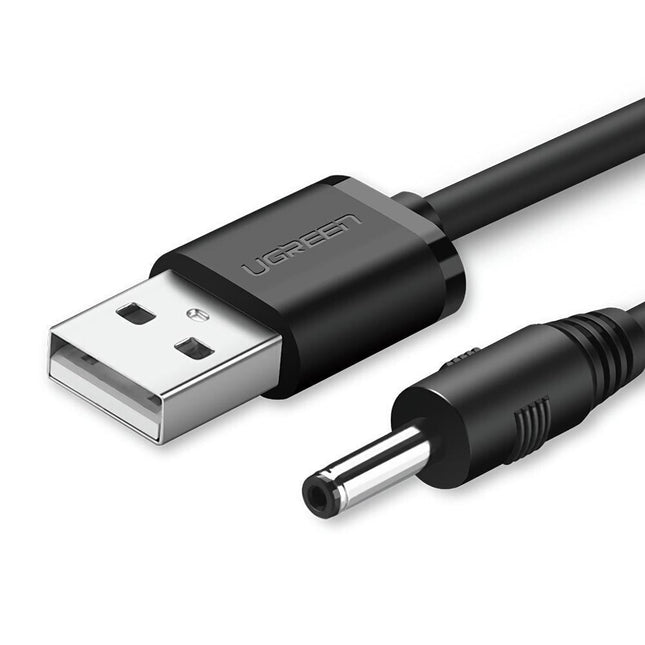 UGREEN USB2.0-A to DC 3.5mm M/F Charging Cable 1m (Black) 10376.