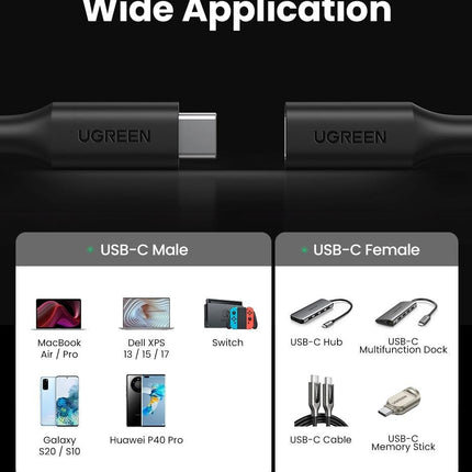 UGREEN 10387 USB-C Extension Cable 1M.