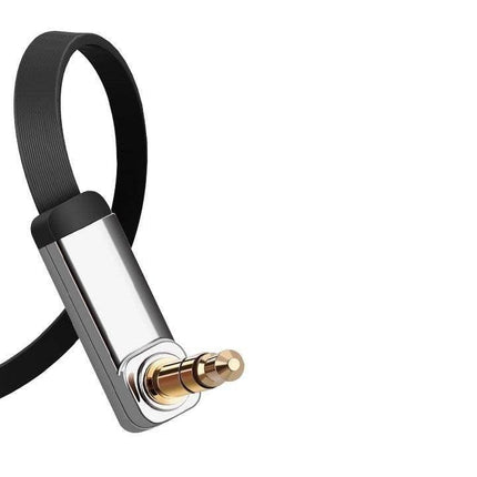 UGREEN 10729 3.5mm Male to 3.5mm Right Angle 3.5mm Aux Cable 5m (Black).