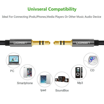 UGREEN 3.5mm Male to 3.5mm Male Audio Cable 1M (10733).