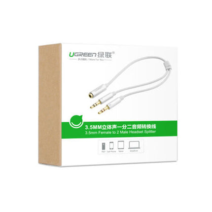 UGREEN 3.5mm Female to 2 Male Headset Splitter (10790).