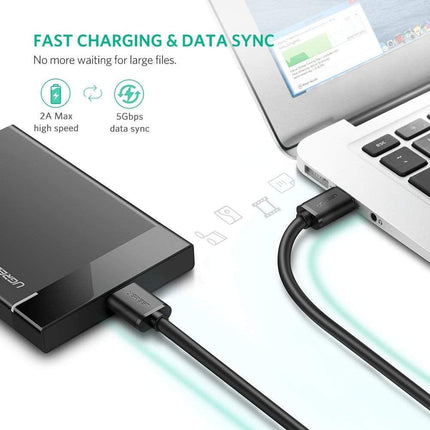 UGREEN USB 3.0 A Male to Micro USB 3.0 Male Cable 1m (Black) 10841.