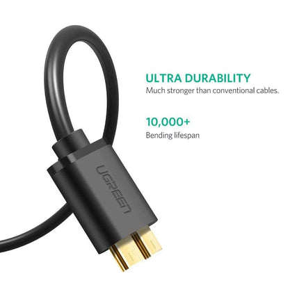 UGREEN USB 3.0 A Male to Micro USB 3.0 Male Cable 1m (Black) 10841.