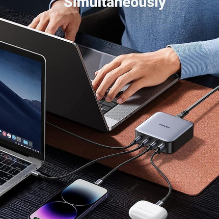 UGREEN 15613 100W USB-C Charger, Nexode 4-Port GaN II Charging Station.