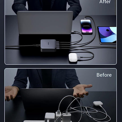 UGREEN 15613 100W USB-C Charger, Nexode 4-Port GaN II Charging Station.