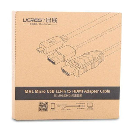 UGREEN MHL Micro USB 11 Pin to HDMI Adater Cable 2M (20139).