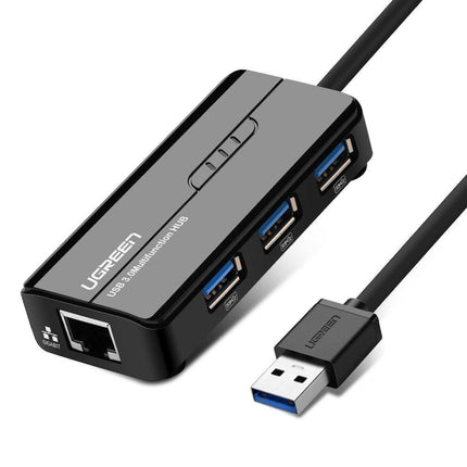 UGREEN USB 3.0 Hub with Gigabit Ethernet Adapter (20265).