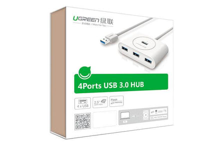 UGREEN USB 3.0 4 Ports Hub White 1M (20283).