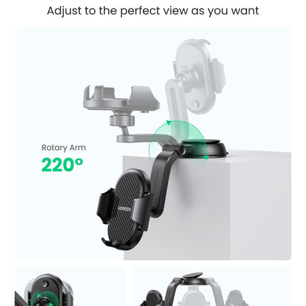 UGREEN 20473 Waterfall-Shaped Suction Cup Phone Mount.